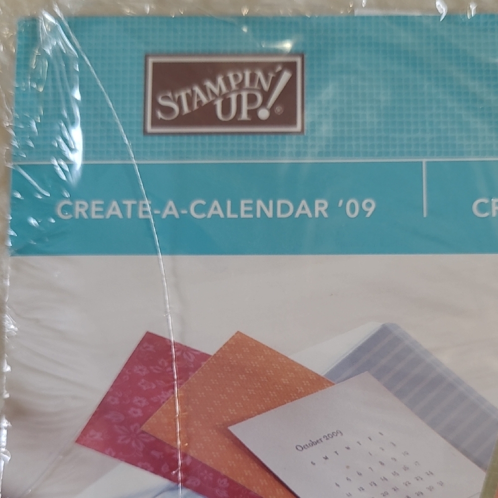 Stampin' Up! Create-A-Calendar Kit 09 113052 Blue Red Pumpkin Pie Chocolate Chip - Picture 7 of 10